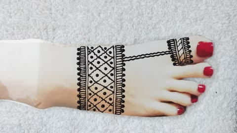 Latest Best Foot Mehndi Design | Easy Paon Mehndi Designs | Sana Designs