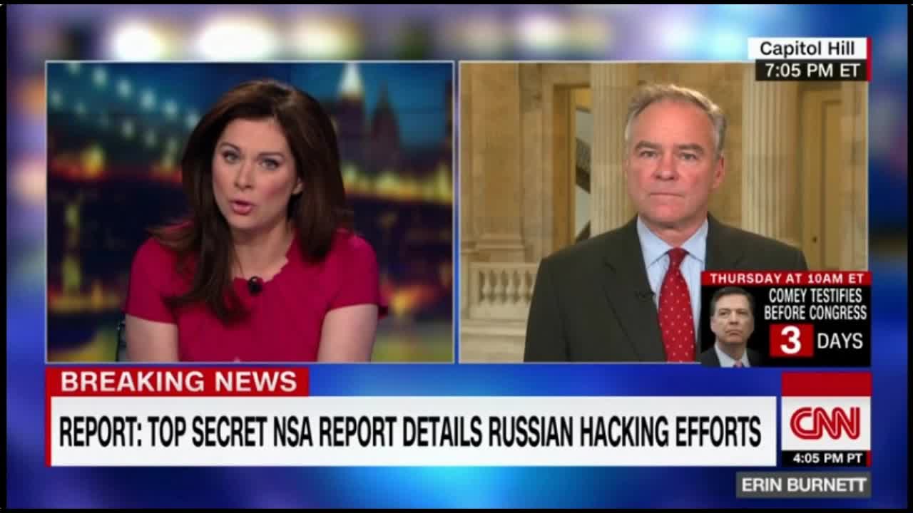 Tim Kaine on Russians- Definately