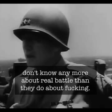 Oct 15, 2024 Gen. Patton quotation of the day (3rd Army Speech cont.) #ww2 #war #leadership