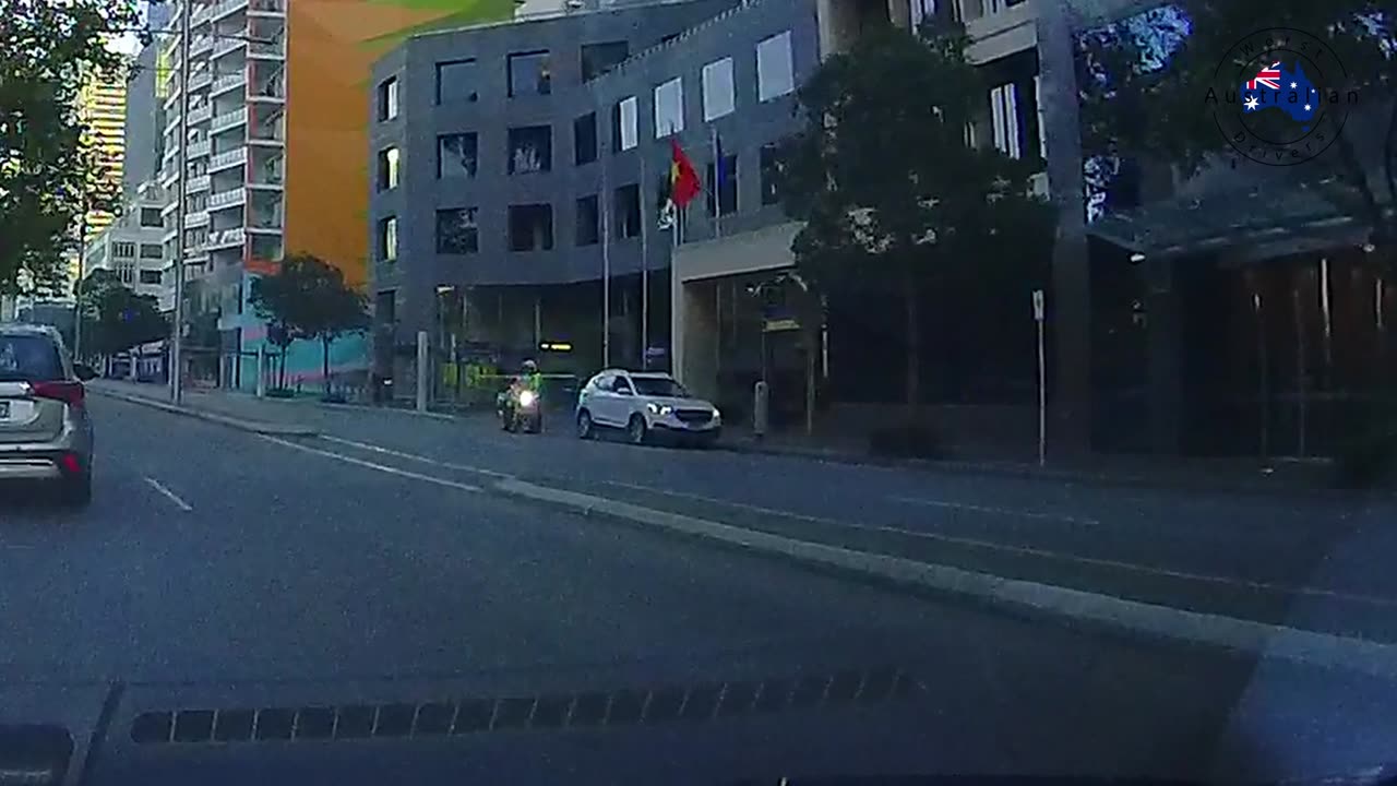 Hopefully this police officer is getting all the road rule breakers not just speeders