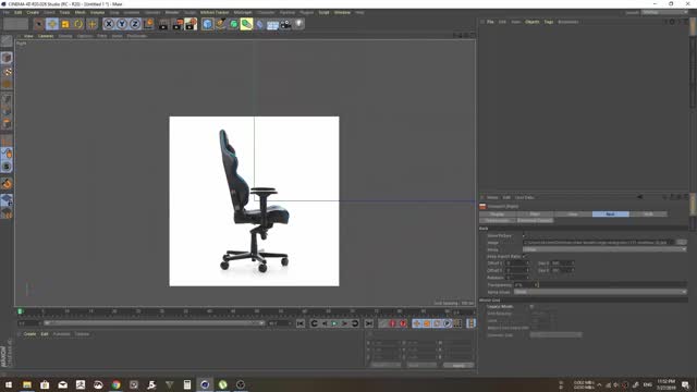 C4D-computer seat modeling, very suitable for learning and observation 1
