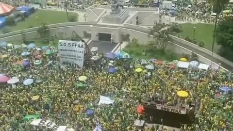 Day 16 of protests as Brazilians surround Rio military barracks demanding they stop Lula's takeover.