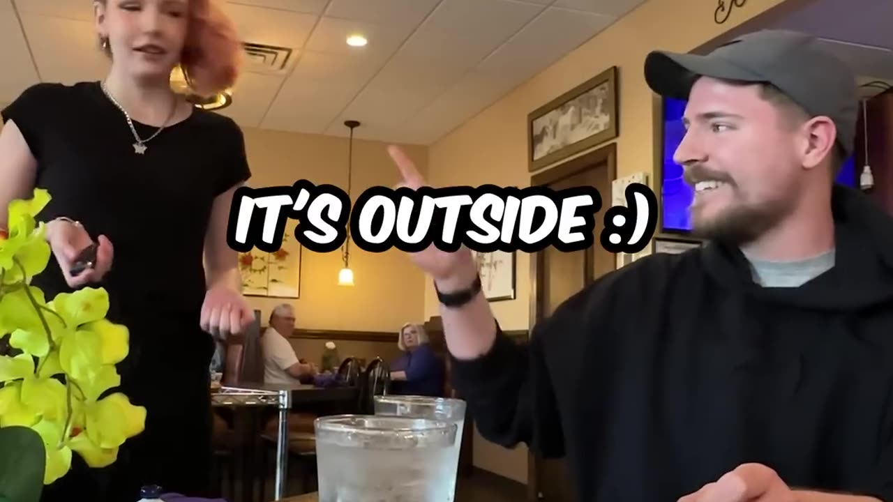 Mrbeast Tipping A Car To A Waiters