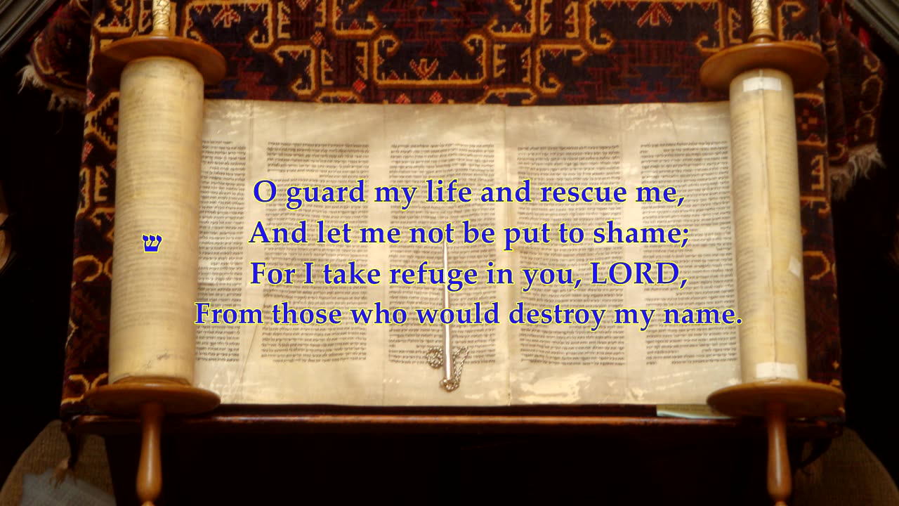 Psalm 25 "To you, O LORD, I lift my soul; I trust in you continually." Tune: Herongate. Sing Psalms.