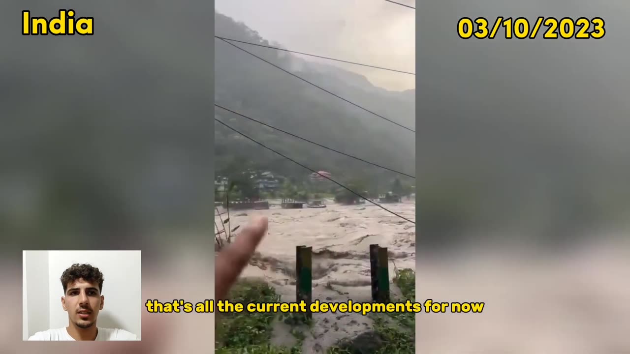 Unbelievable! Devastating dam disaster! Sikkim state dam collapses after heavy rains!