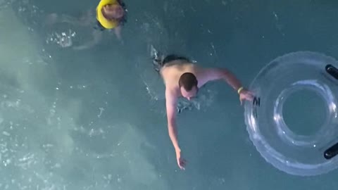 Kid Gets Sucked Down Waterslide