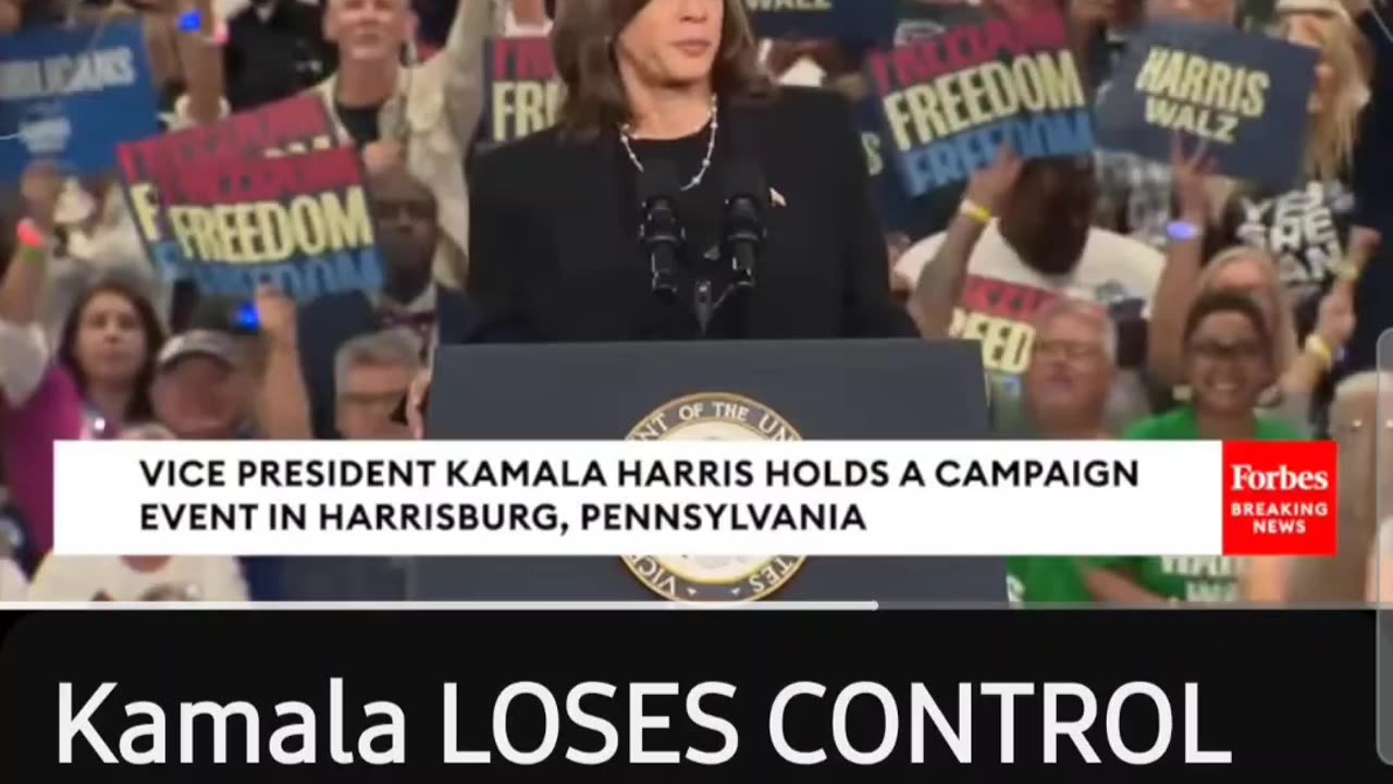 KAMALA Staged Events And Rallys???