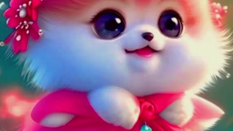 Funny cute kitten