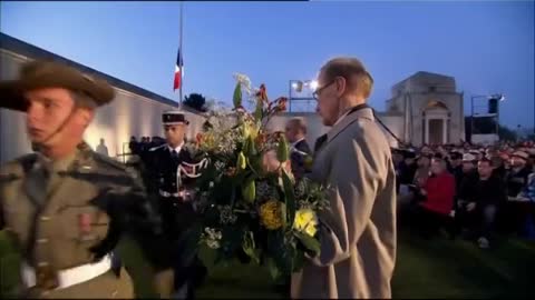 Dawn Service Villers Bretonneuz, France - ANZAC Day 2013