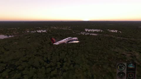 Barron 58 One Engine Gear Up Landing