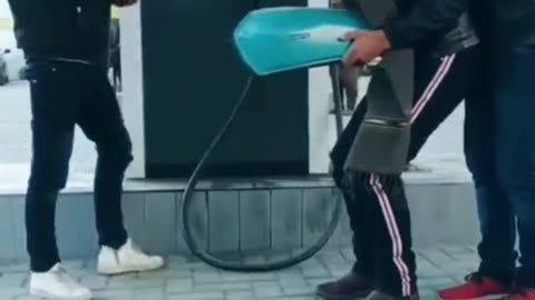 Funny Video With Petrol ⛽ 🤣