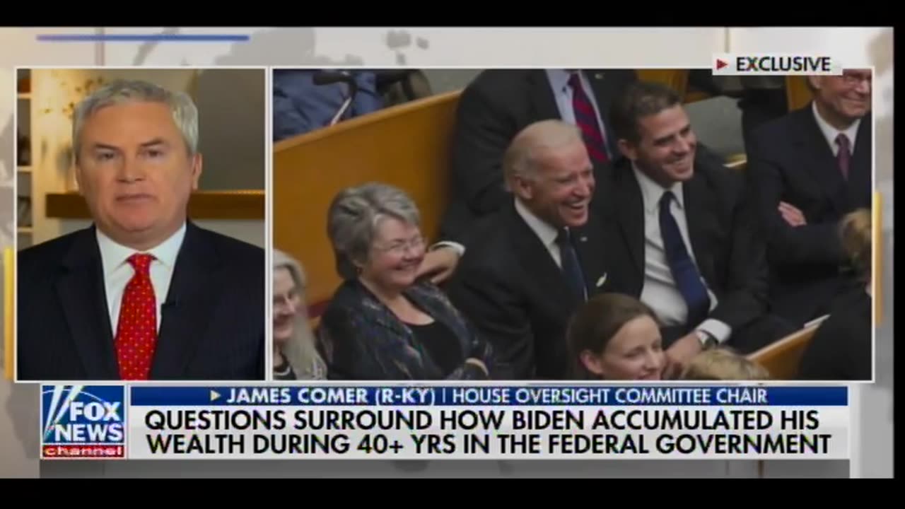 BOOM! Oversight Chair Comer says they now has documents that tie the Biden $$$ to the CCP