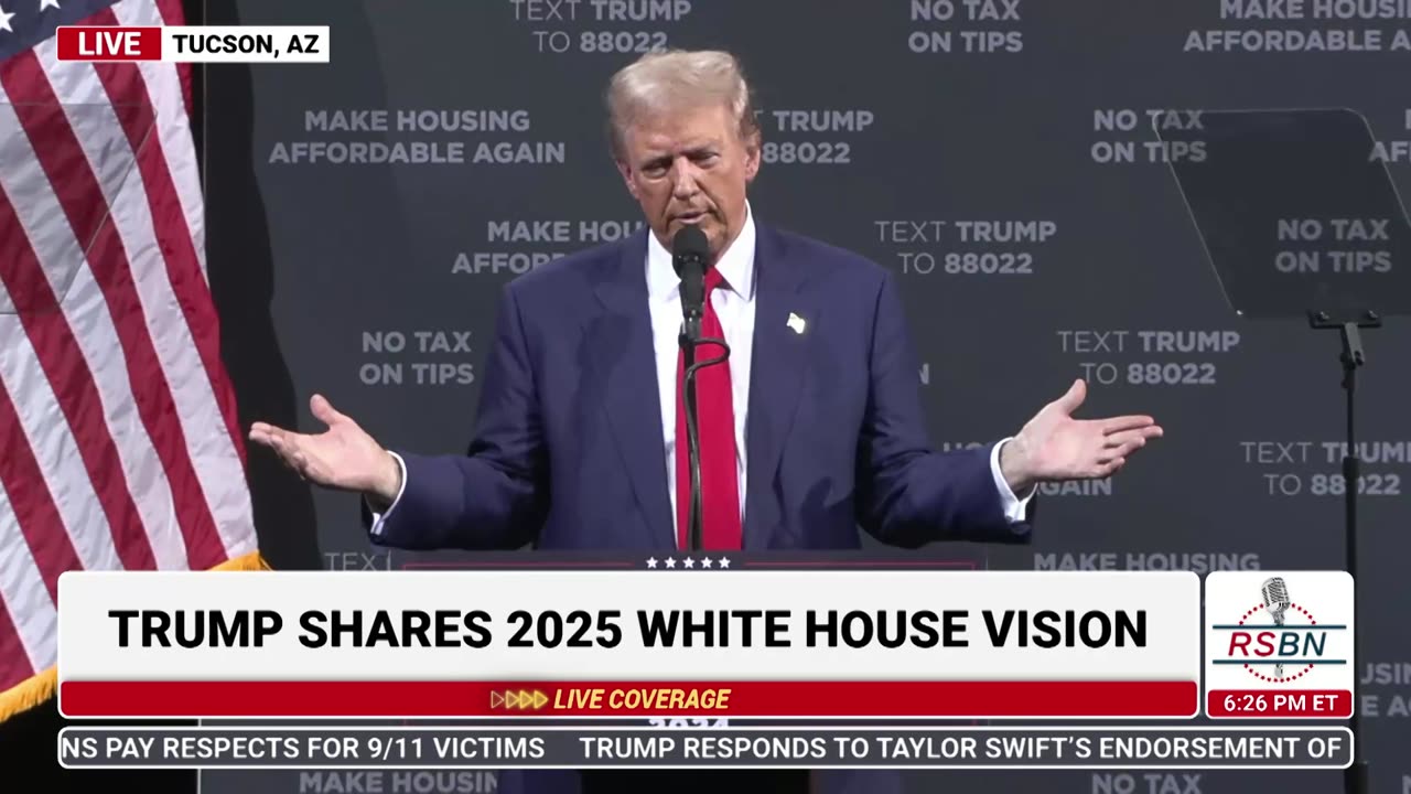 WATCH: Trump Makes Major New Tax Policy Announcement - 9/12/24