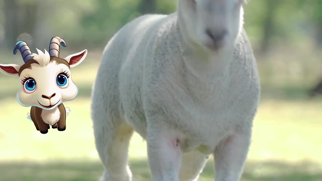 Happy Baby Sheep