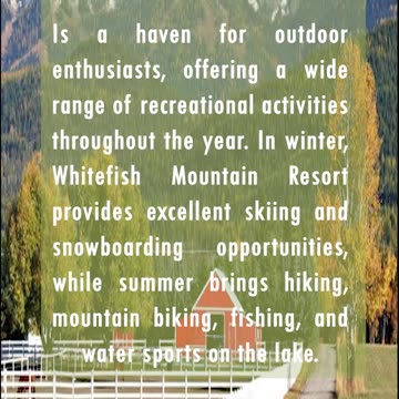 Adventure in Whitefish, MT: Mountains & Lakes