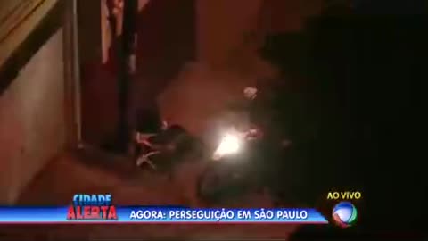 The work of the Brazilian police with criminals