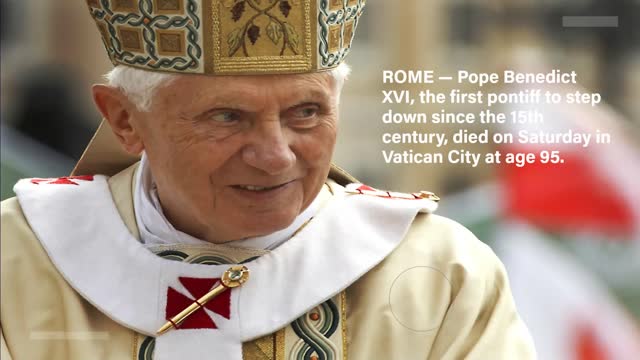 Former Pope Benedict XVI dies in Vatican monastery aged 95