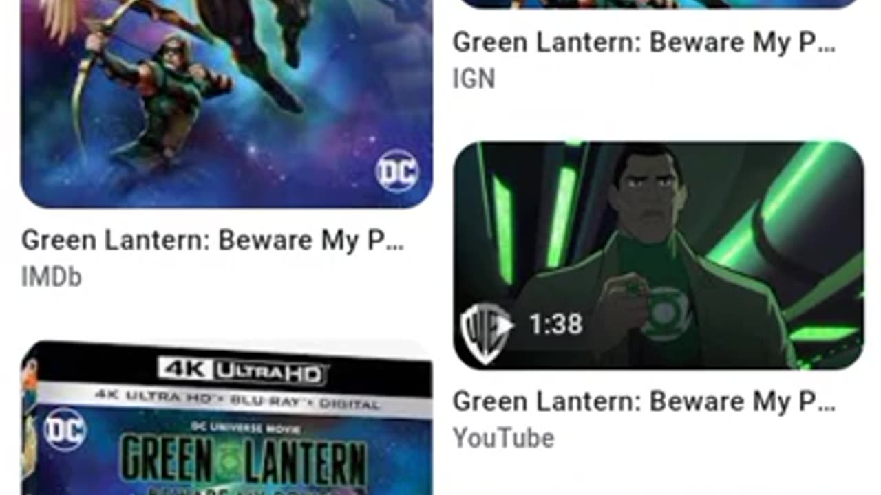 green lantern beware my power review