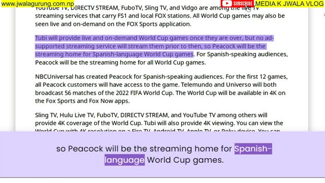 The 2022 FIFA World Cup In How To Stream The USA, A Complete Schedule