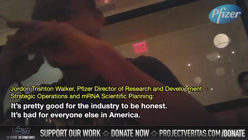 Pfizer Director of Research caught on hidden camera discussing developing covid mutations-1-2023