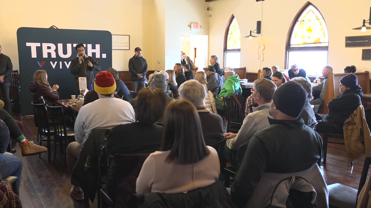 Live on Rumble | Vivek 2024 Town Hall in Clay County, IA