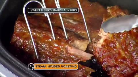 Ninja Cooking System_ Sweet and Spicy Baby Back Ribs Recipe