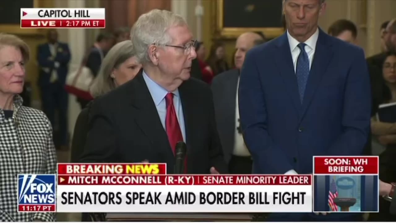 BREAKING: Mitch McConnell retreats, says the Senate's border deal is dead on arrival