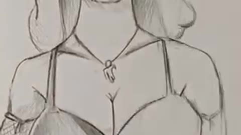 Drawing girl