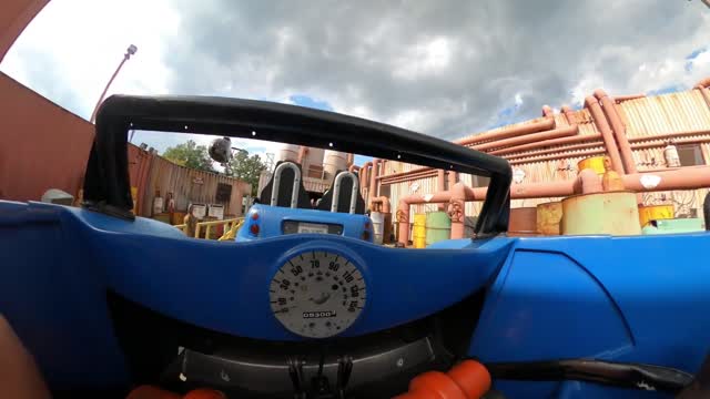 Backlot Stunt Coaster POV Kings Dominion