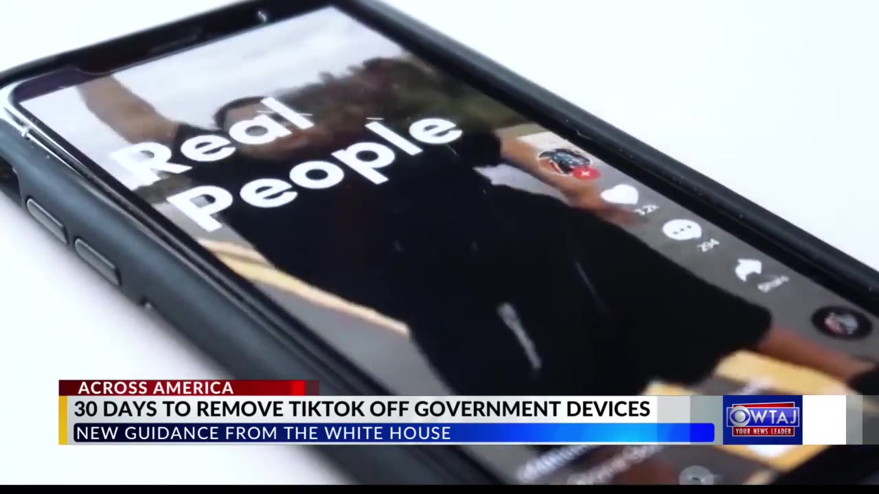 White House_ No more TikTok on gov't devices within 30 days