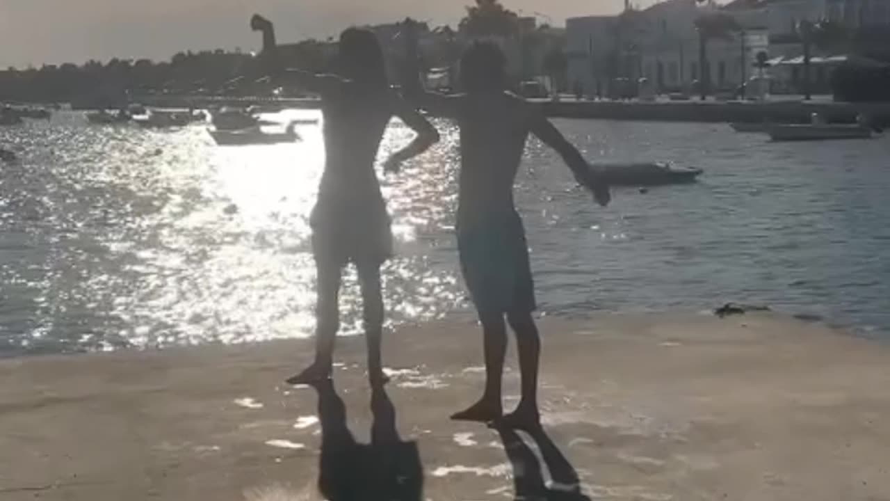 Flexing with bro