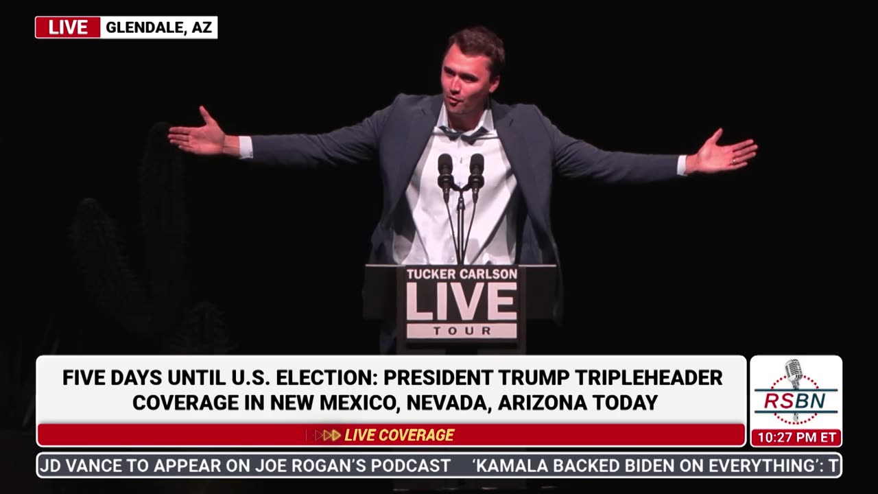 FULL SPEECH: Charlie Kirk Delivers Remarks in Glendale, AZ