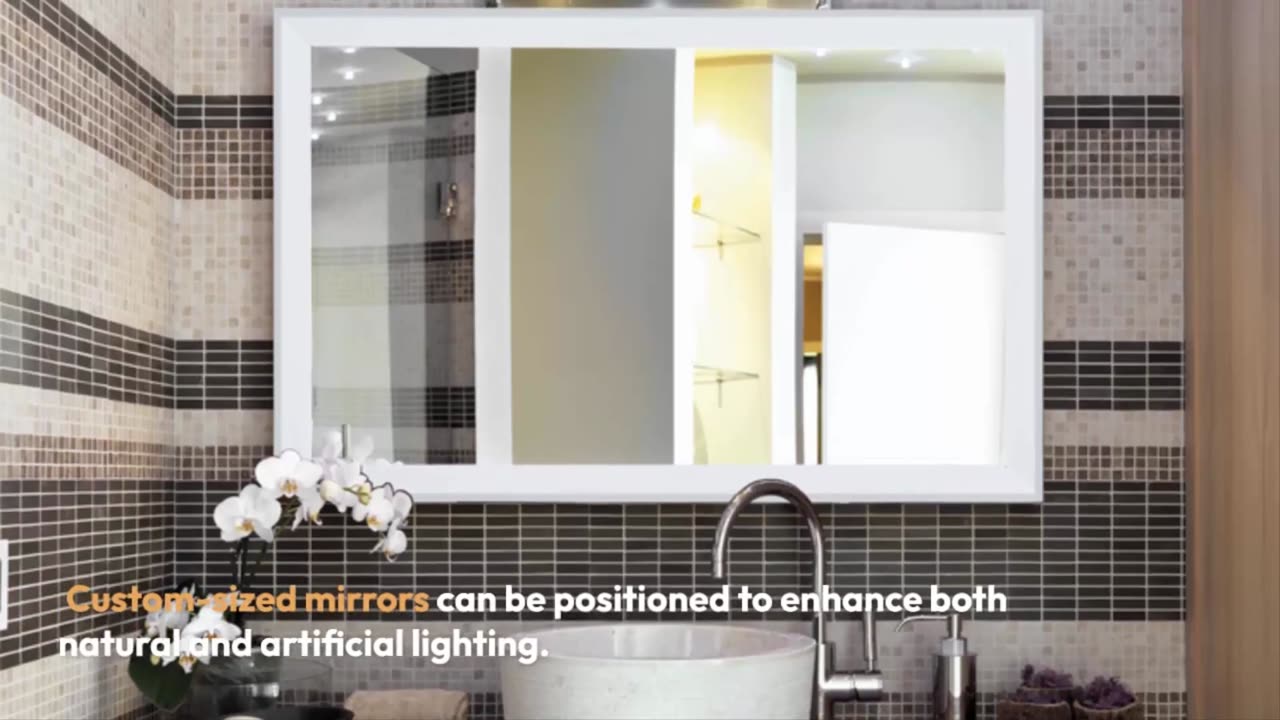 Why Custom size bathroom mirrors are a Game Changer?| mirrorlot.com