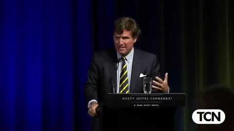 Tucker Carlson Responds to Julian Assange’s Release During Australia Speech