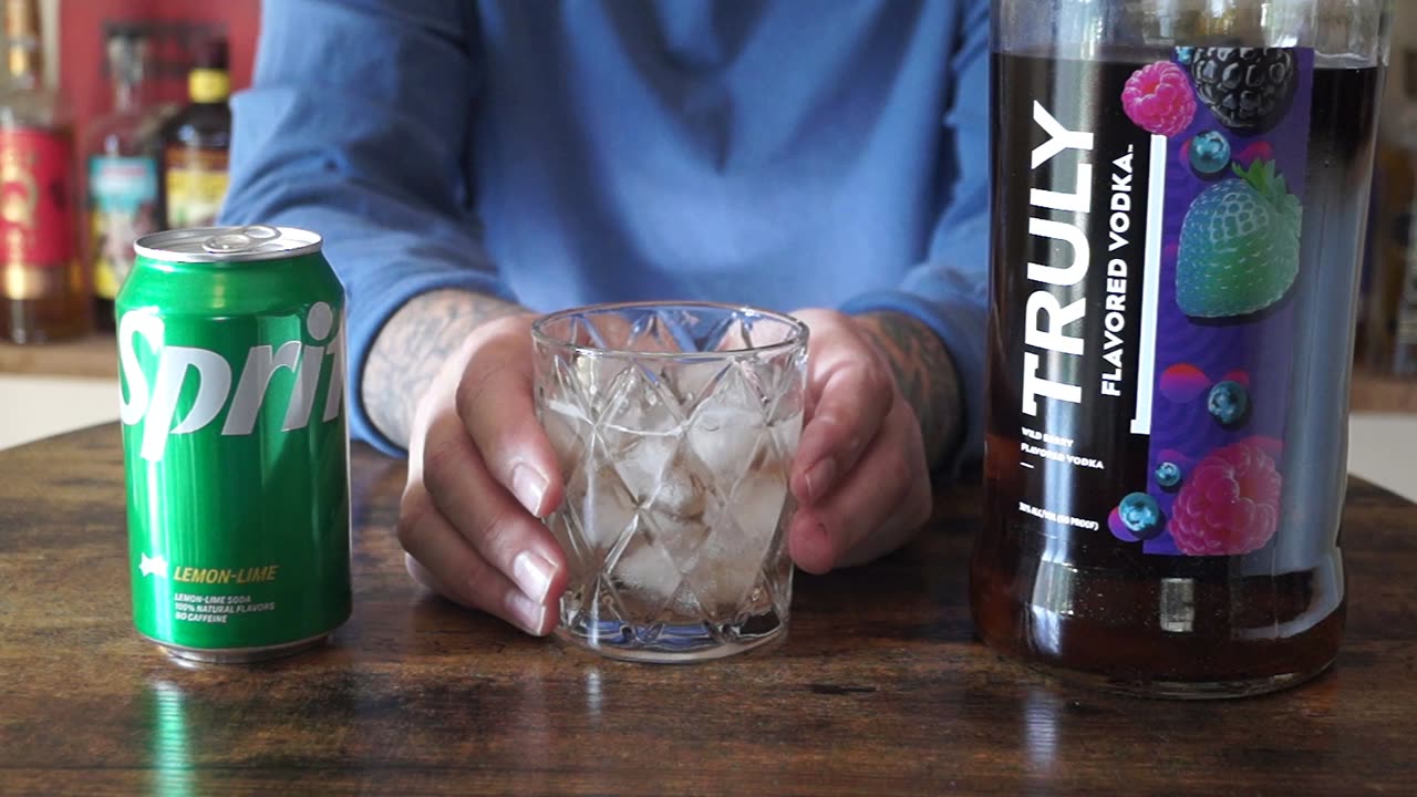 Truly Very Berry Vodka & Sprite