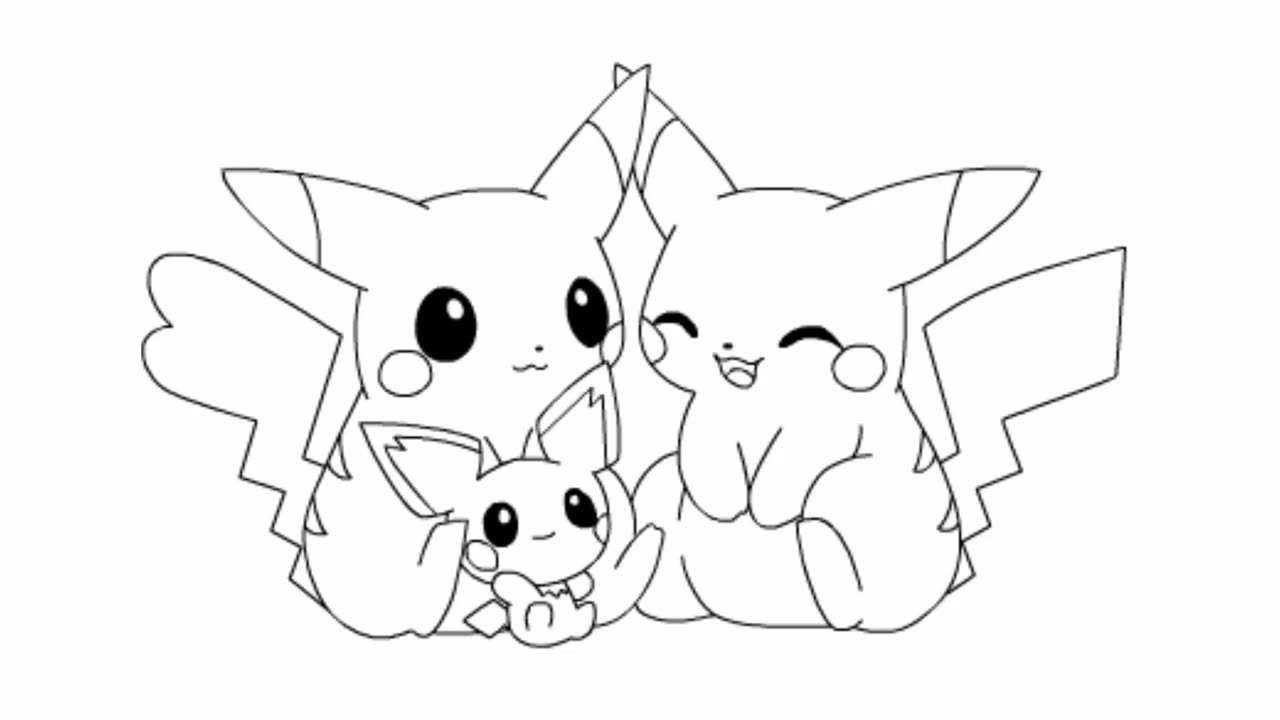 How to Draw Pokemon Pikachu Easy Tutorial