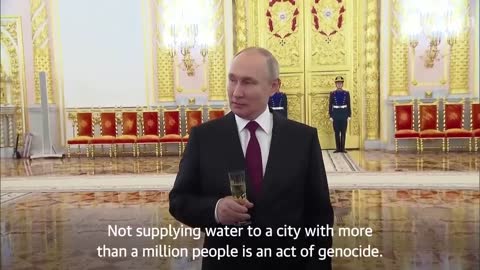 Putin admits Russian strikes on Ukraine infrastructure sites, asking_ 'Who started it_'