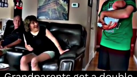Grandparents get an extra baby!