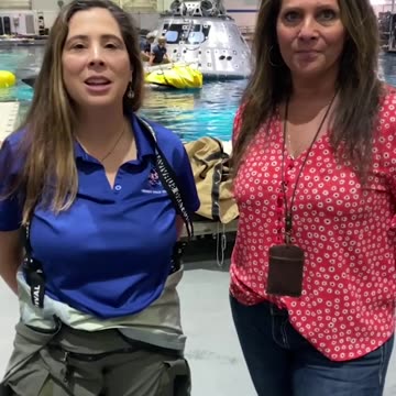 Making a Splash with Artemis II Recovery Training