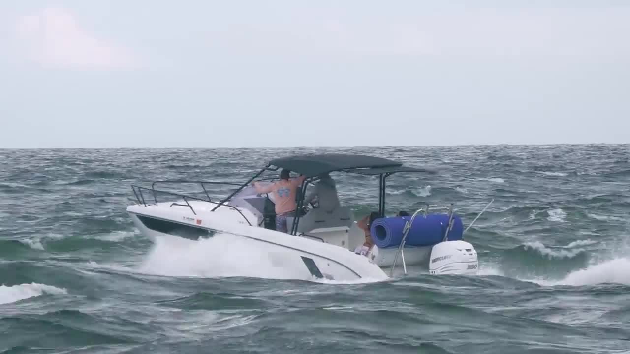 PASSENGER DESTROYED BY HUGE WAVE AT BOCA INLET