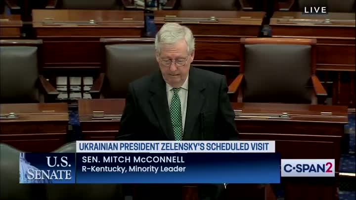 McConnell: Rather than slowing assistance, we should be speeding up international deliveries to Ukraine