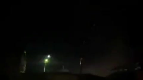 Military aircraft flies over Kherson