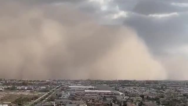 A severe sandstorm hit Mexicale2