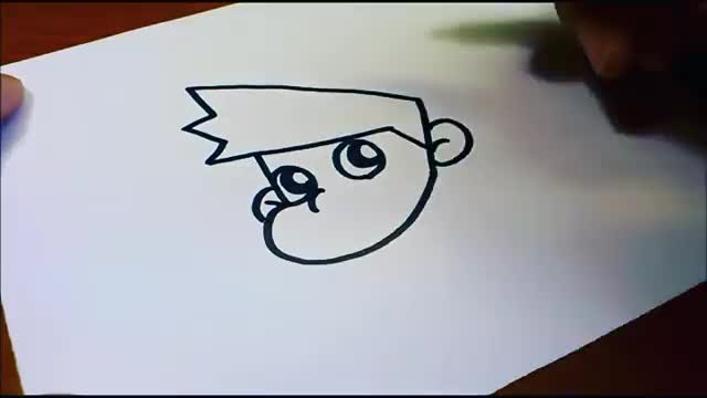 Cute baby boy girl drawing stap by stap fun kids learning