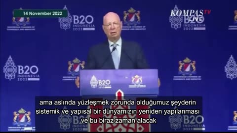 Klaus Martin Schwab G20 zirvesinde bir konuşma kesidi