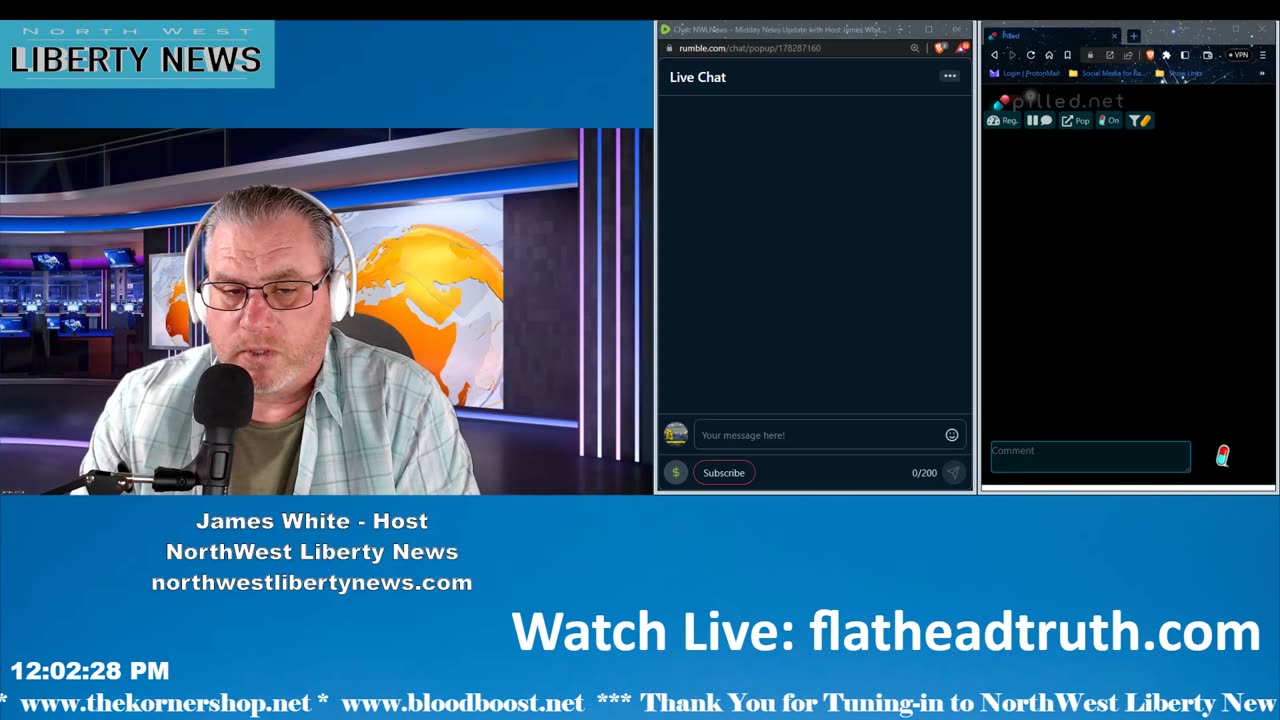 NWLNews – Midday News Update with Host James White – Live 7.18.23