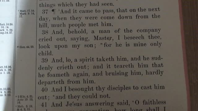The presence of Jesus changes everything.;