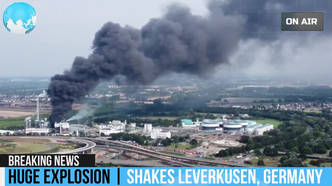 Breaking ! Huge Explosion in Leverkusen, Germany | RT News