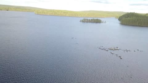 Ruosmanjärvi Lieksa Finland 4K Drone