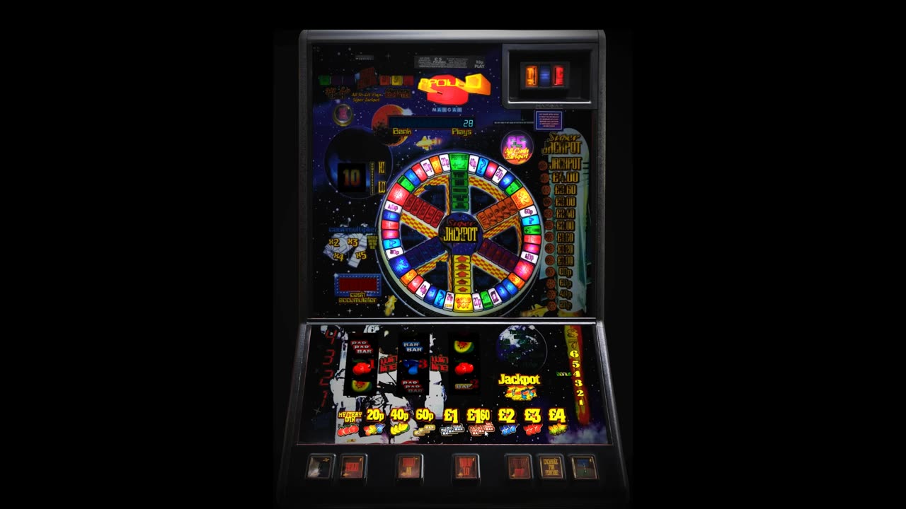 Apollo 9 Maygay £5 Jackpot Fruit Machine Emulation